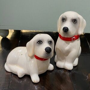 Pioneer Woman Ceramic Dog Salt and Pepper Shakers